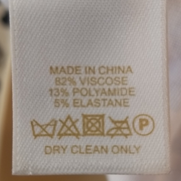 Kate Spade Animal Print Mock Neck size 8 - Picture 6 of 6